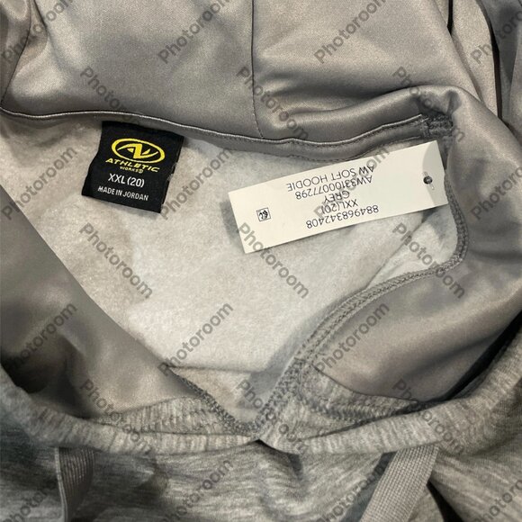 Women's soft Hoodie, Athletic work, XXL (20), Gray, NWT - Picture 5 of 5
